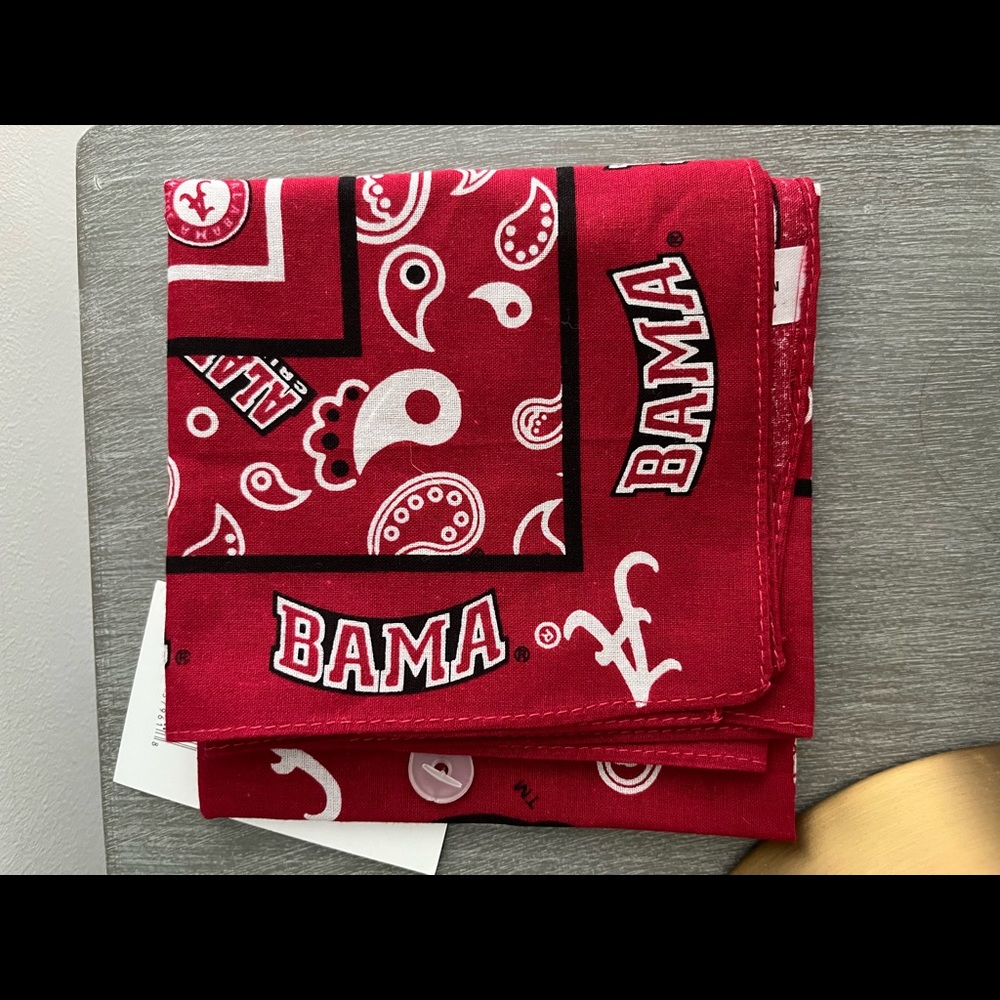 University of Alabama Crimson Tide officially licensed Bandana 21x21”